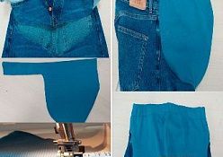 Переделка джинсов для беременной женщины